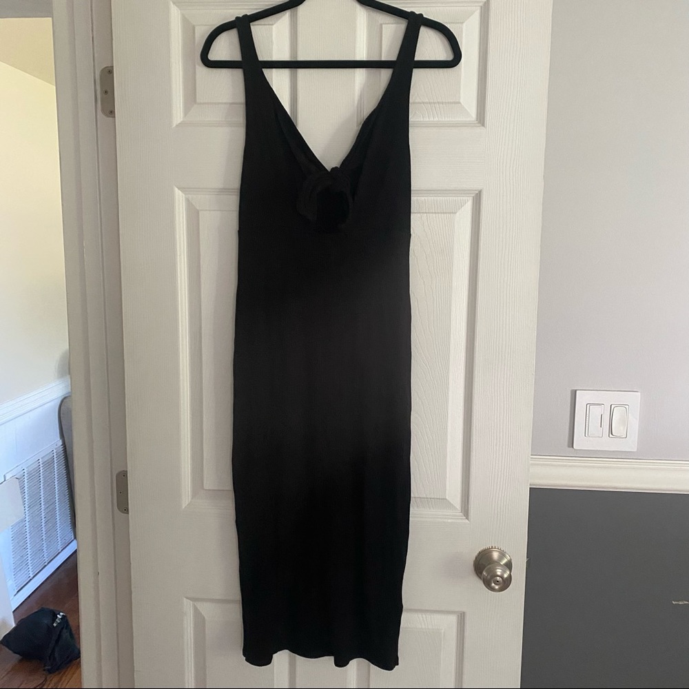 Express Black Midi Dress